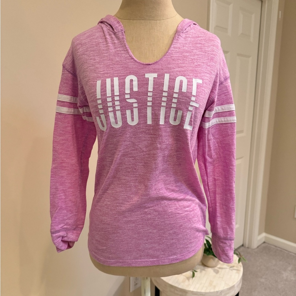 Justice Purple Lightweight Sweater Pullover - Girls Sz 10